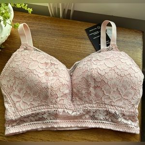 KNIX lace Longline bra NWT